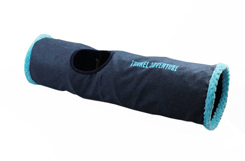 Tunel de joaca pentru pisici Pet Care 90x25 cm