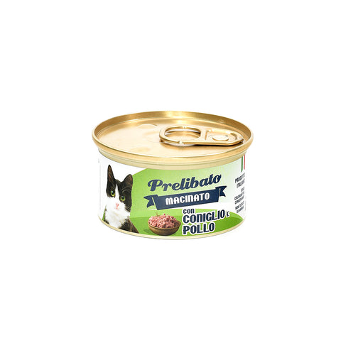 Hrana umeda pentru pisici Unipro Prelibato cu iepure si pui 85 g