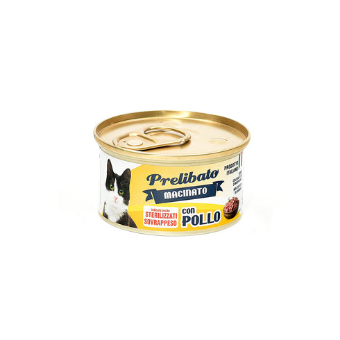 Hrana umeda pentru pisici Unipro Prelibato Sterilised cu pui 85 g