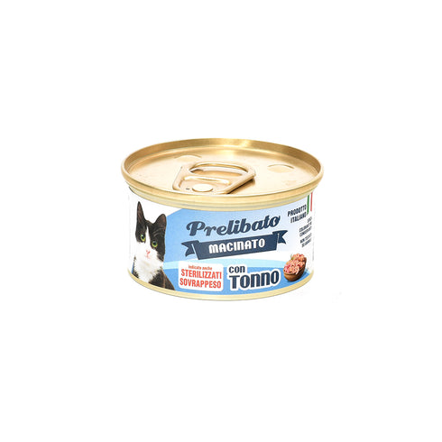 Hrana umeda pentru pisici Unipro Prelibato Sterilised cu ton 85 g