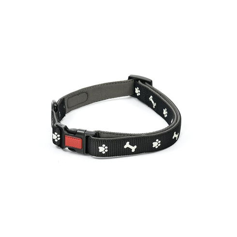 Zgarda reflectorizanta pentru caini Enjoy M 2.0x34-52cm