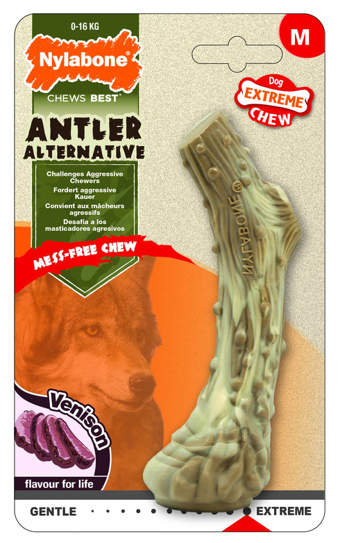 Jucarie pentru caini NY Extreme Chew Antler Os Vanat M