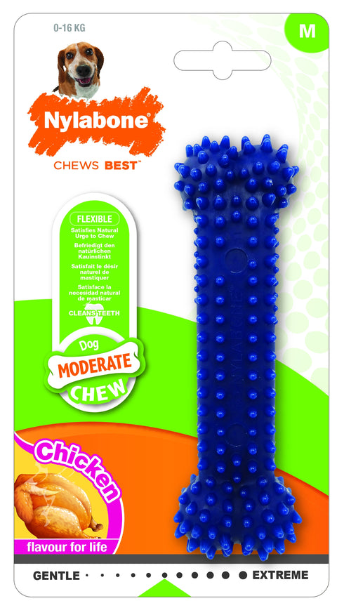 Jucarie pentru caini NY Moderate Chew Os cu Pui M