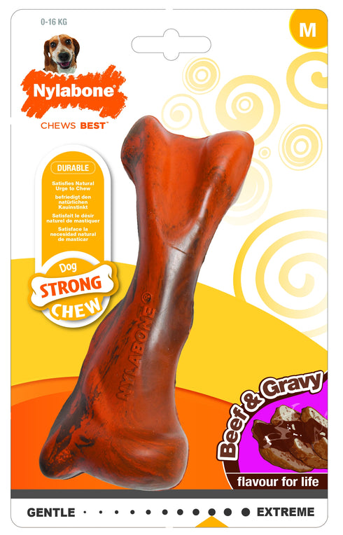 Jucarie pentru caini NY Strong Chew Os cu Vita M