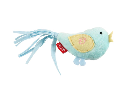 Jucarie pentru pisici catnip pasare bleu Gigwi