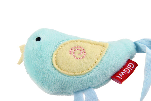 Jucarie pentru pisici catnip pasare bleu Gigwi