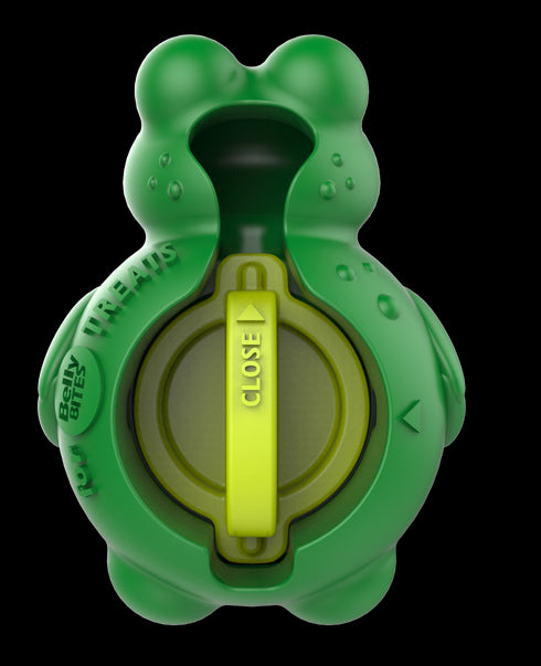 Jucarie pentru caini Gigwi Snackball Broasca Verde