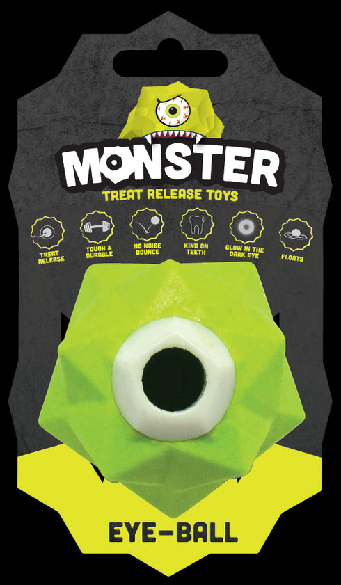 Jucarie pentru caini Monster Snackball verde