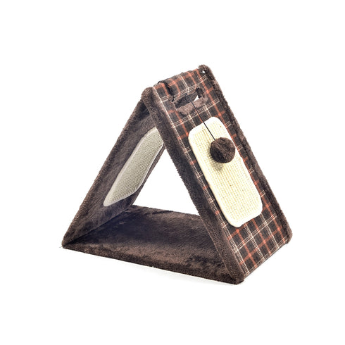 Sisal triunghi pentru pisici Enjoy Luxury 31x31x20 cm