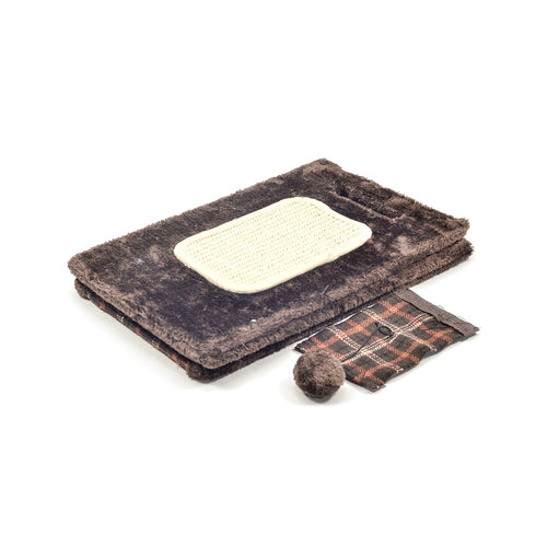 Sisal triunghi pentru pisici Enjoy Luxury 31x31x20 cm