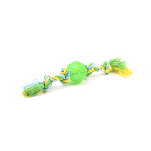 Jucarie pentru caini sfoara cu minge Croci 7 cm