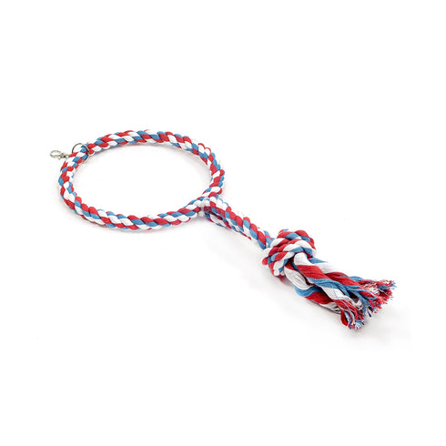 Jucarie pentru pasari inel din sfoara Enjoy 18 cm