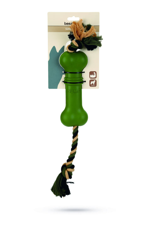 Jucarie pentru caini Beeztees Sumo Os Verde