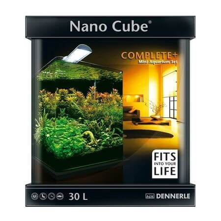 Acvariu din sticla Dennerle Nano Cube Complete Plus 30 L 30x30x35 cm