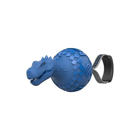 Jucarie pentru caini Gigwi Dinoball T-Rex Cau Bleumarin 6479