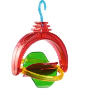 Jucarie din plastic pentru pasari Rubia 7.5x11cm