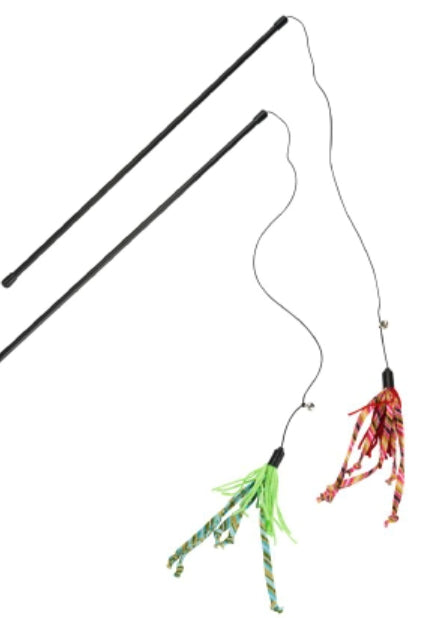 Jucarie pentru pisici undita Codite Nylon 50 cm