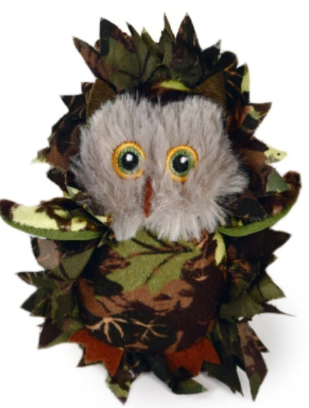 Jucarie din plus pentru pisici Bufnita 10 cm