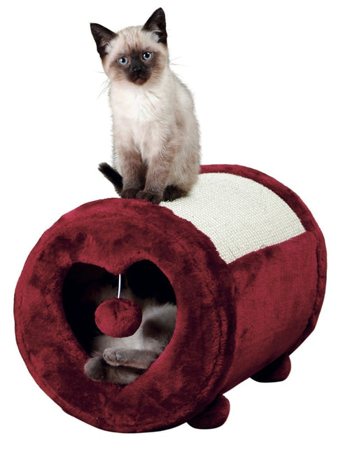 Ansamblu de joaca rotund roz pentru pisici Trixie 27x39 cm