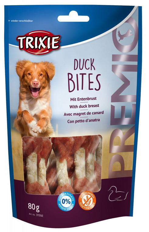 Recompense pentru caini Trixie Premio Duck Bites 80g