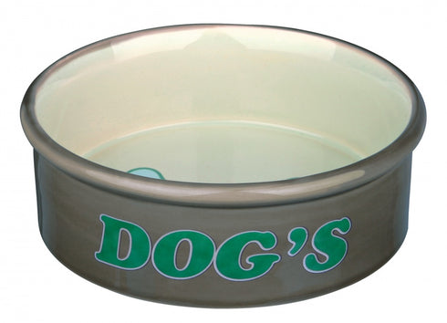 Castron pentru caini Trixie Dog's din ceramica 0.3L