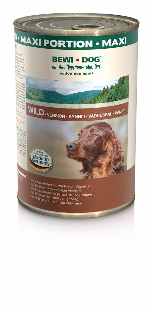 Hrana umeda pentru caini Bewi cu vanat 1200 g