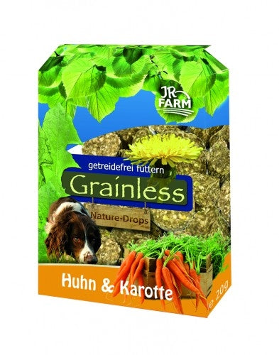 Recompense pentru caini Jr Farm cu pui si morcov 30 g