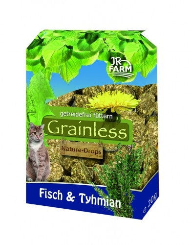 Recompense pentru pisici Jr Farm cu peste si cimbru 30 g