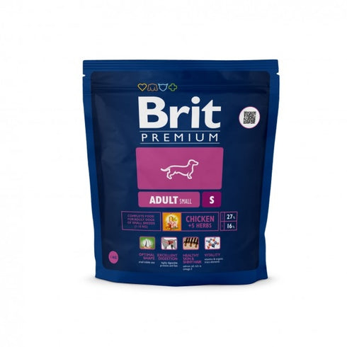 Hrana uscata pentru caini Brit Premium Adult Small Breed 1 kg
