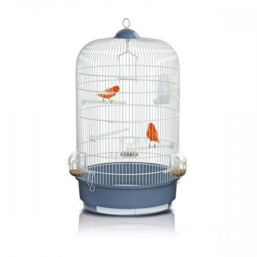 Colivie pentru pasari Luna Alb Coral 40X65cm - Animax