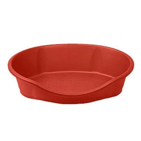 Culcus pentru caini de talie mare Imac Dido Rosu 95cm