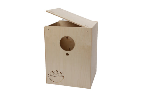 Cuib din lemn pentru perusi XL 26x25x33 cm