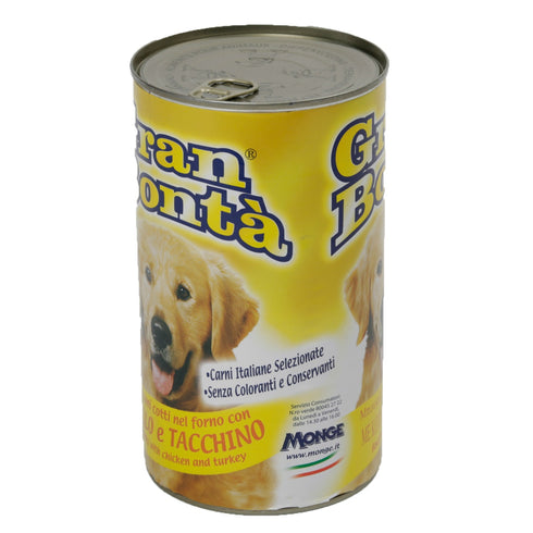 Hrana umeda pentru caini Gran Bonta cu pasare 1230 g