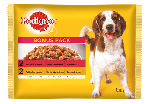 Hrana Umeda pentru Caini Pedigree set 4 plicuri X 100 g