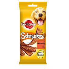 Recompense pentru caini Pedigree Schmackos cu vita 43 g