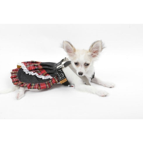 Rochie jeans pentru caini B&B Pet Fashion 30 cm