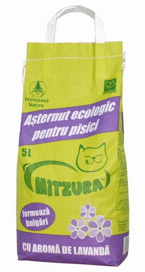 Nisip pentru litiera Mitzura cu lavanda 5 L