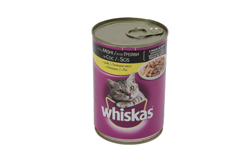 Hrana umeda pentru pisici Whiskas Pasare 400gr