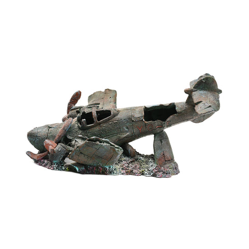 Decor pentru acvariu Avion 35 cm