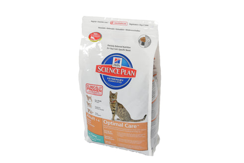 Hrana uscata pentru pisici Hill's Adult Optimal Care cu ton 2 kg