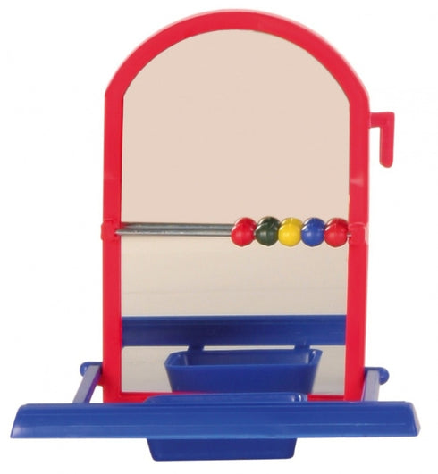 Jucarie si hranitor cu oglinda pentru pasari Trixie 8cm