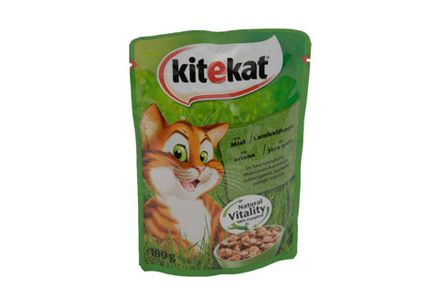 Hrana umeda pentru pisici Kitekat Miel 100gr
