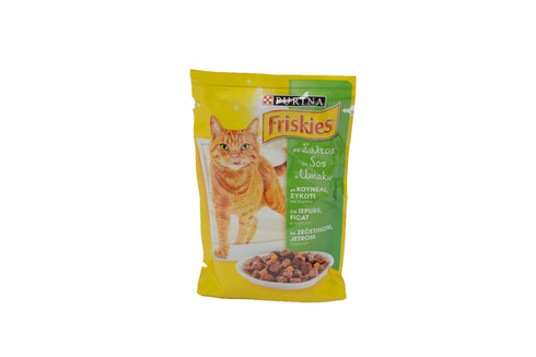 Hrana pentru pisici Friskies Iepure cu Ficat si Morcov 100gr