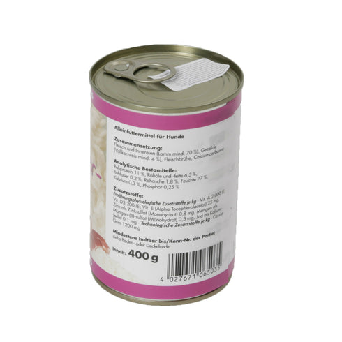 Hrana umeda pentru caini Grau cu Miel si Orez Integral 400 g