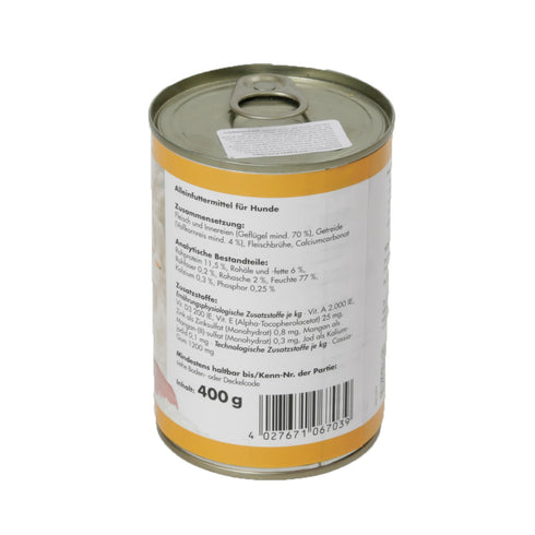 Hrana umeda pentru caini Grau Curcan si Orez Integral 400 g