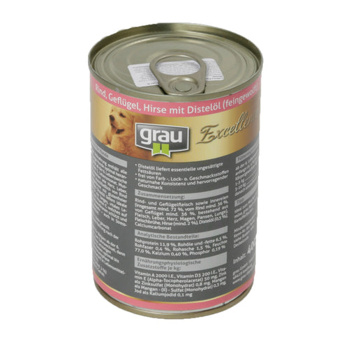 Hrana umeda Caini Excellence Puppy cu Vita Pasare si Mei 400 gr