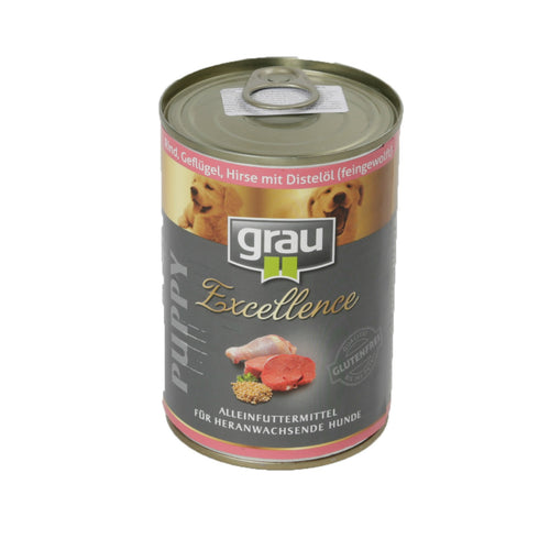 Hrana umeda Caini Excellence Puppy cu Vita Pasare si Mei 400 gr