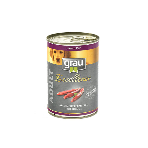 Hrana umeda pentru caini Grau Excellence Adult cu miel 400 g
