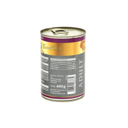 Hrana umeda pentru caini Grau Excellence Adult cu miel 400 g