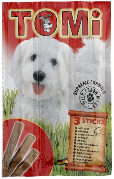 Recompense pentru caini Tomi Snack cu vita 3 bucati